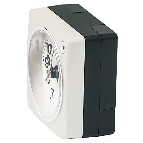 Seiko Clock Будильник настольные часы аналоговые белые перламутровые 65 x 64 x 38 мм PYXIS NR449W