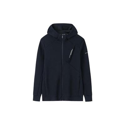 Однотонная толстая трикотажная спортивная куртка мужская куртка черная 152337709N-2