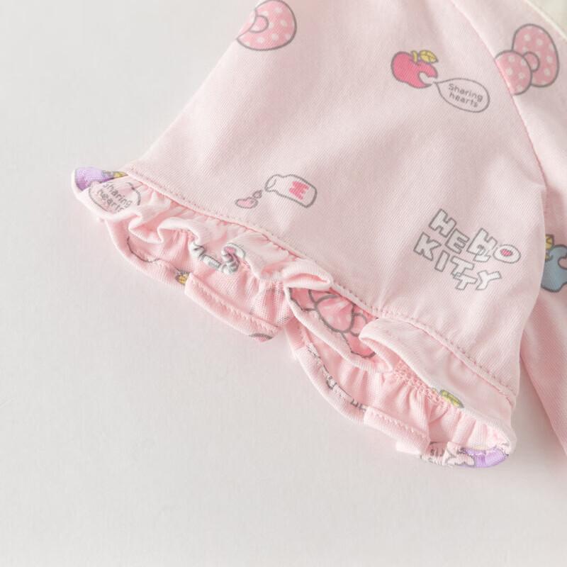 Платье для девочек DAVE & BELLA, имитирующее двойку, коллаборация Hello Kitty