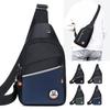 New Men's Chest Bag Multifunctional Commuter Business Shoulder Bag Cool Leisure Travel Large Capacity Portable Messenger Bag.