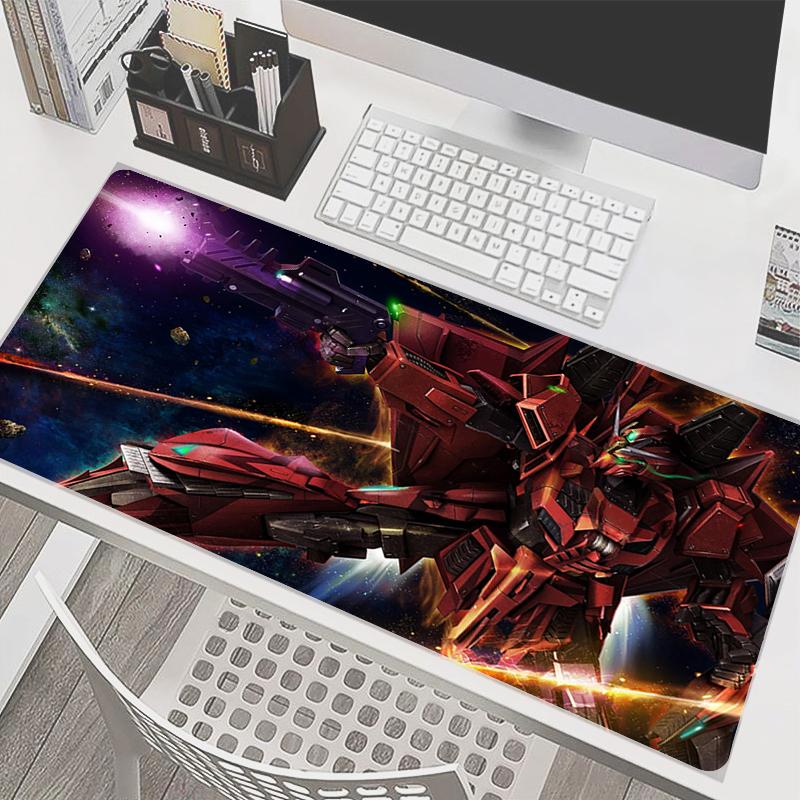 PC Mouse Pad Mmechanical Warrior Ggundam Computer Laptop Anime Large Mousepad Keyboards Pad Gamers Decoracion Desk Mat