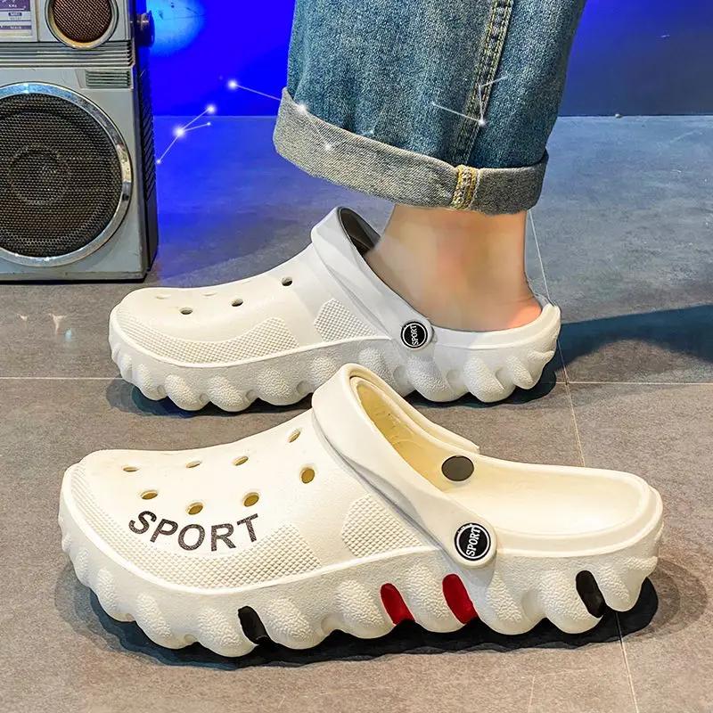 Fashion Sandals Man Beach Casual Shoes Slip-resistant Slippers for Men Designer Luxury Elegant Comfortable Clappers 2024 Summer Sale Fun