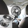 Fan Portable Air Conditio Car Double Fan 3-speed Car Back Cooling Fan Usb Charge Dual For Summer Car Accesso F4q7