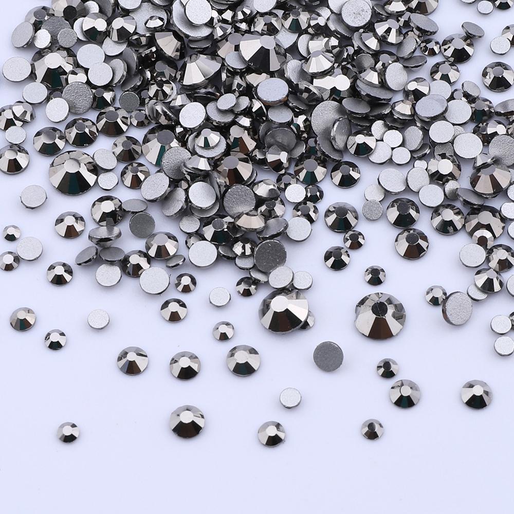 High Quality Rhinestone Non Hotfix Bulk Transparent Crystal AB Glass Rhinestones Mixed Sizes