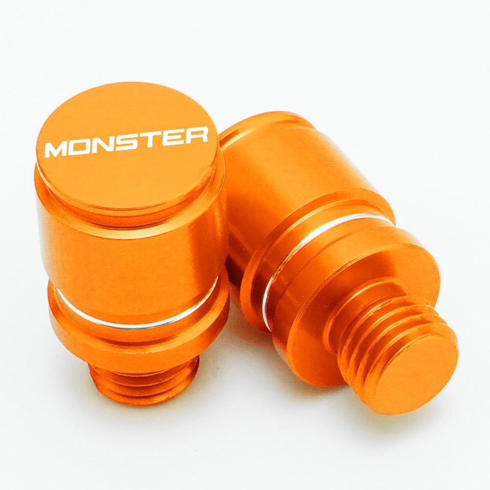 Для Ducati Monster 821 696 795 797 M 800 900 996 998 S4R S4RS аксессуары, винты с отверстиями для зеркала мотоцикла, заглушки, заглушки