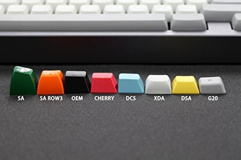 YMDK XDA DSA Blank PBT Keycaps Ortholinear Layout MX Keyboard XD75 ID75 Planck Preonic Niu40 (Keycaps Only)