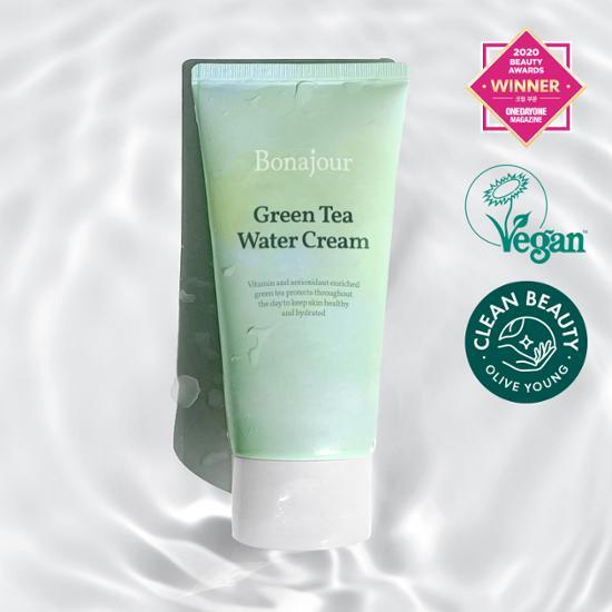 BONAJOUR Веганский крем на основе зеленого чая и воды 100 мл