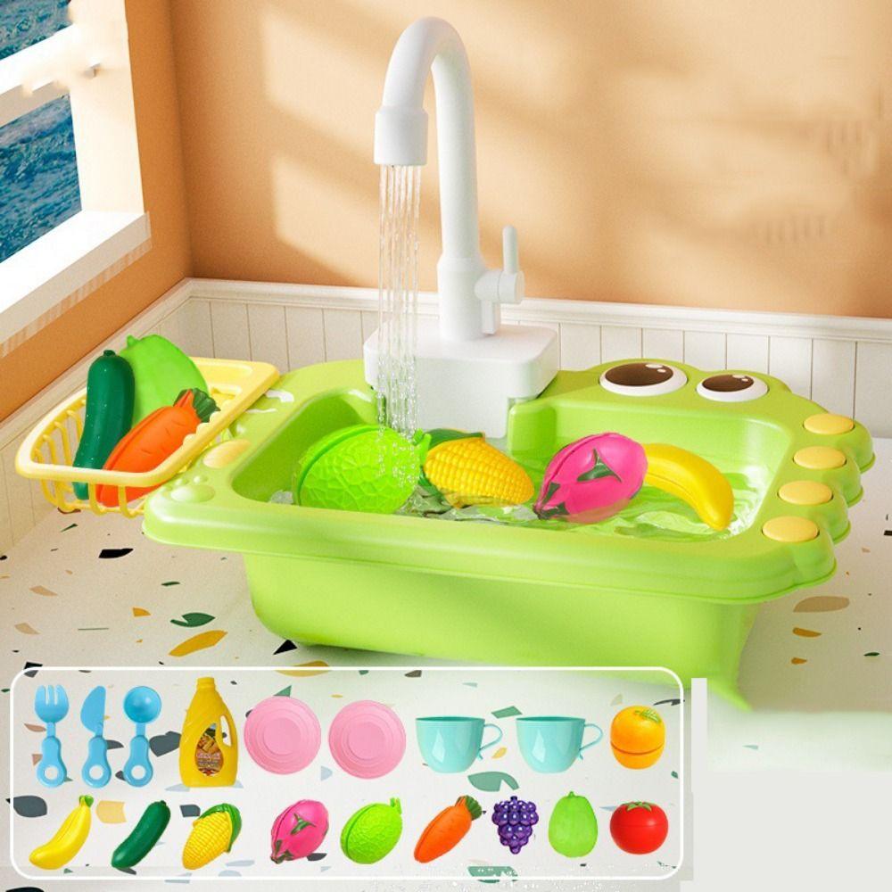 Pretend Play Faucet Replacement Toy Rotatable Sink Faucet Play Tap Kitchen Sink Toy Children