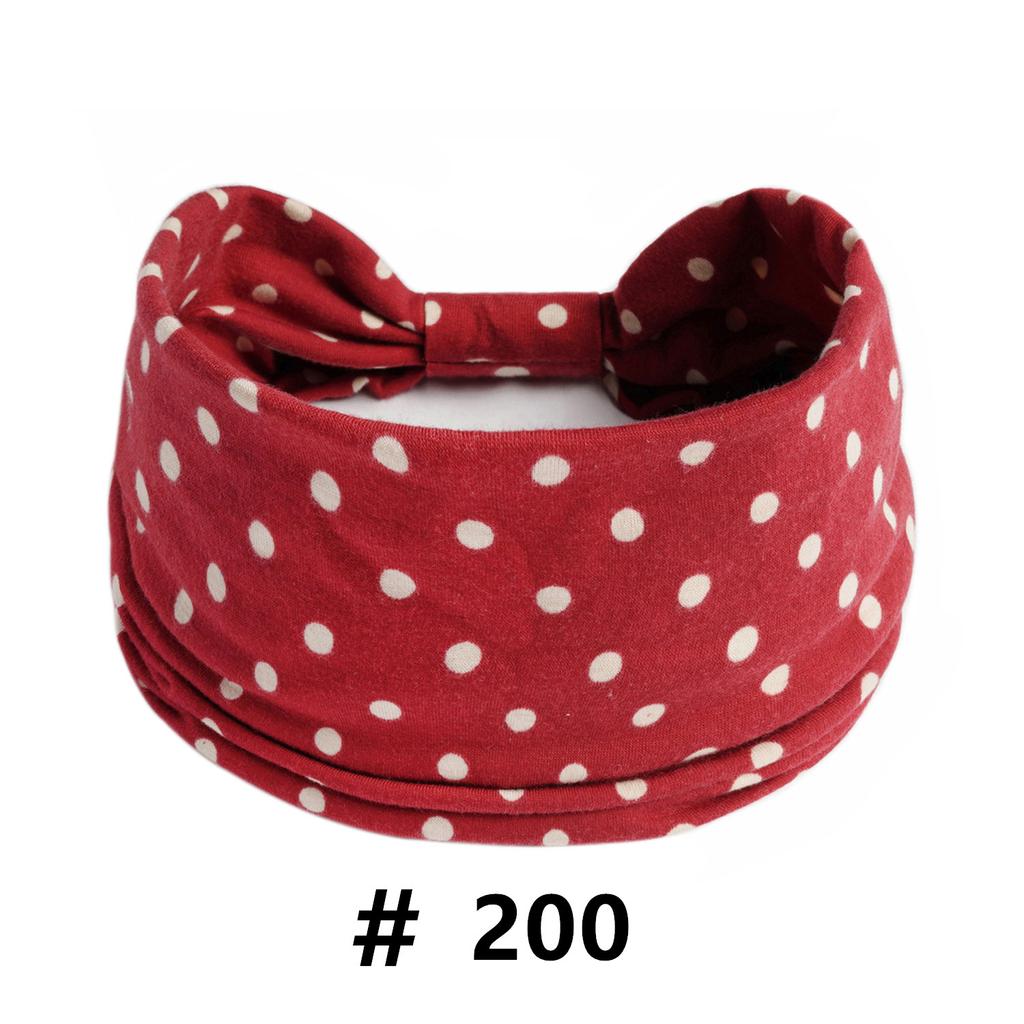 Boho Headbands Wide Knot Hair Scarf Floral Printed Hairband Elastic Turban Headwrap Stretch Head Bands Bandana Fashion Hair Accessories for Women