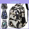 Printed Travel Backpack Fashionable Wear Resistant Student Schoolbag
