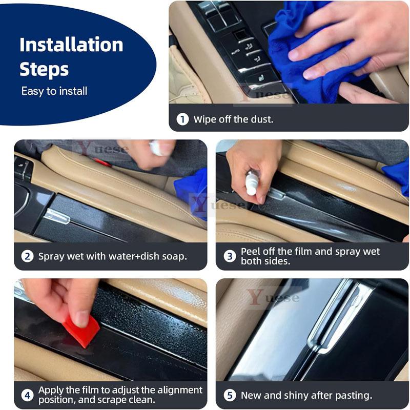 Автомобильный интерьер Центральная консоль Прозрачная ТПУ Защитная пленка Пленка против царапин Наклейка Для Land Range Rover Velar -