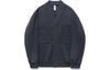 Li Ning Li Ning X Jackie Chan Sweatshirts Unisex Charcoal Black V Neck Moderate Cardigan AWDT663-2
