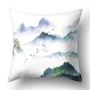 Чернила пейзажная живопись наволочка для спальни украшение дома офисное сиденье гостиная диван наволочка 45x45 см