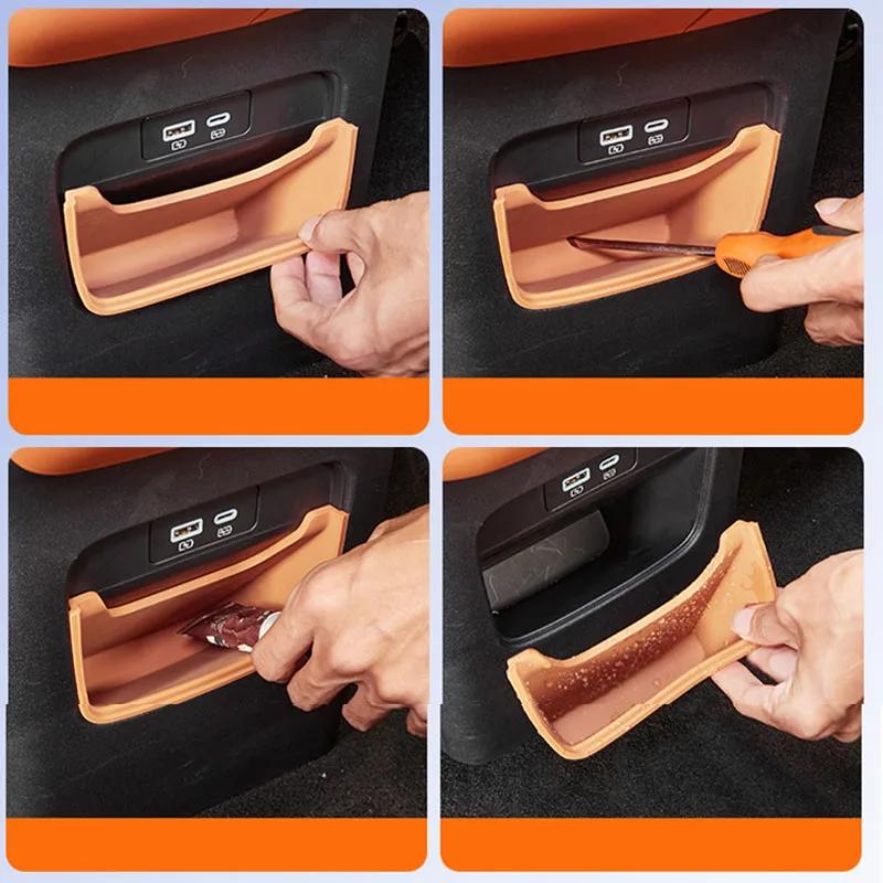 AQ2 For BYD Leopard Titanium 7 Ti7 Accessories After Discharging The Trend Silicone Storage Box The Original Car Color Storage