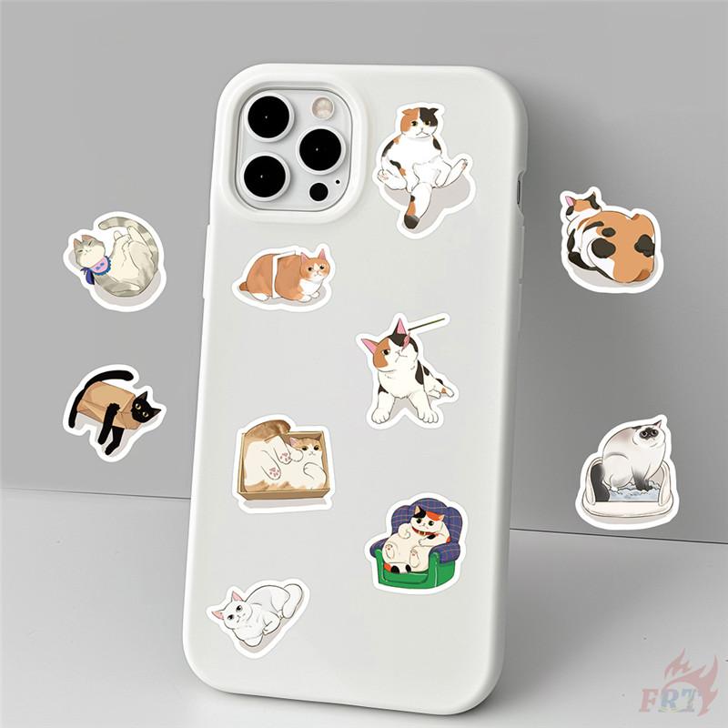 500 шт./рулон Q Lazy Cats Kids Rewards Наклейки - DIY Scrapbooks Декор Альбом Запечатывание Этикетки Наклейки