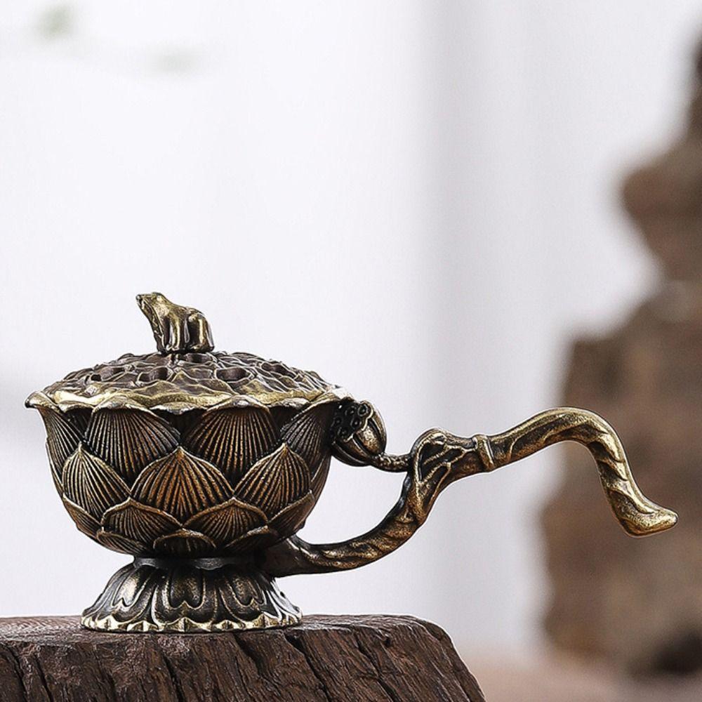 Домашнее украшение интерьера, ароматерапевтическая печь, мини-стиль, мини-чайник, курильница