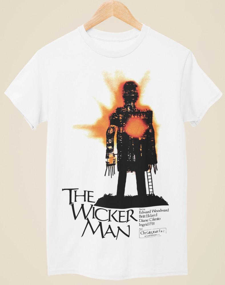 The Wicker Man (1973) Movie Poster Inspired Unisex White T-Shirt