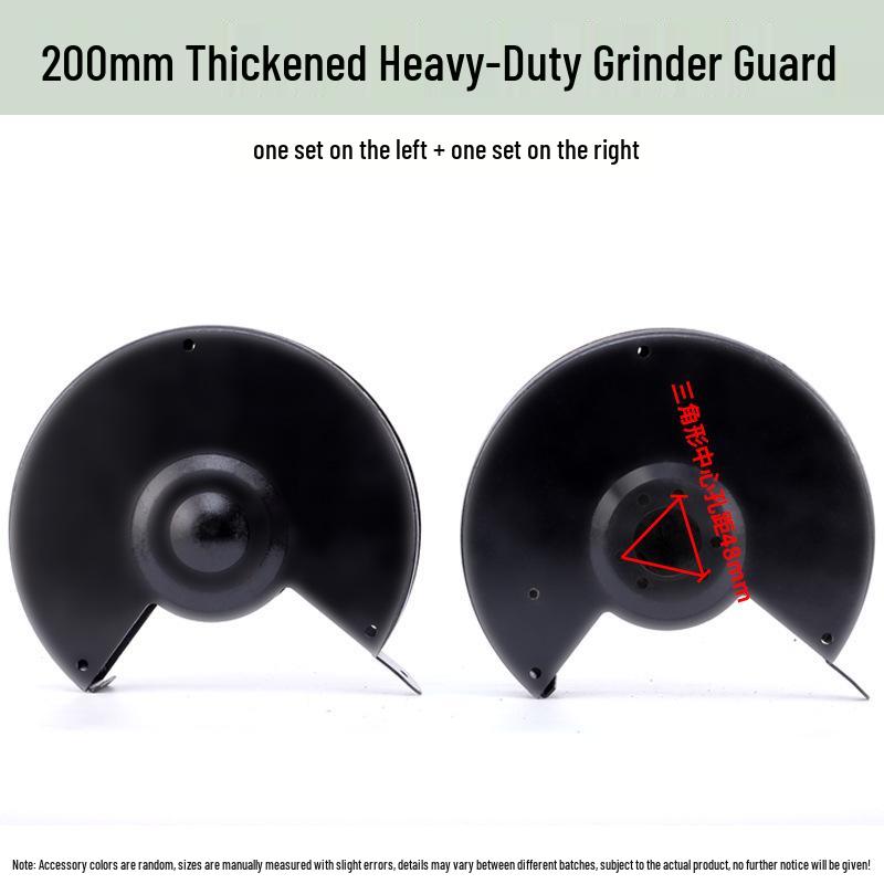 Bench Grinder Guard with Thickened Housing, 250mm Cover, and 200mm Safety Glass – West Lake Style.