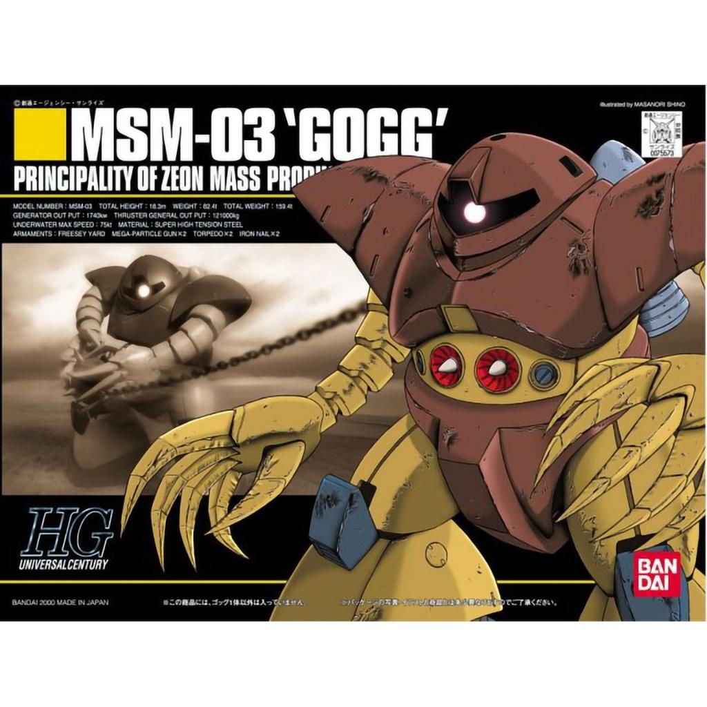 Костюм HGUC Gog 1/144 MSM-03 (Мобильный Гандам)