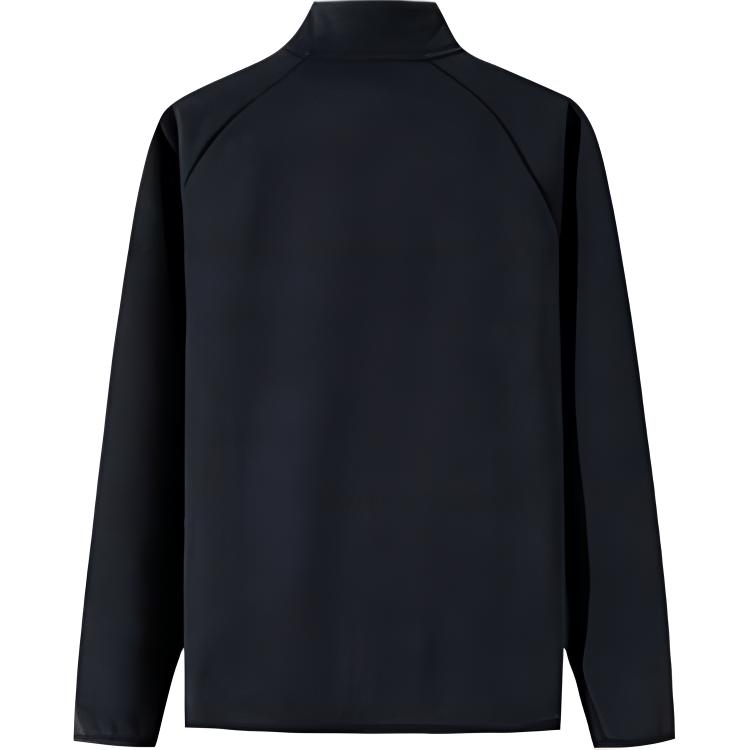 Anta Теплый спортивный вязаный свитер с воротником-стойкой, мужские топы, базовый, черный 952447702-3