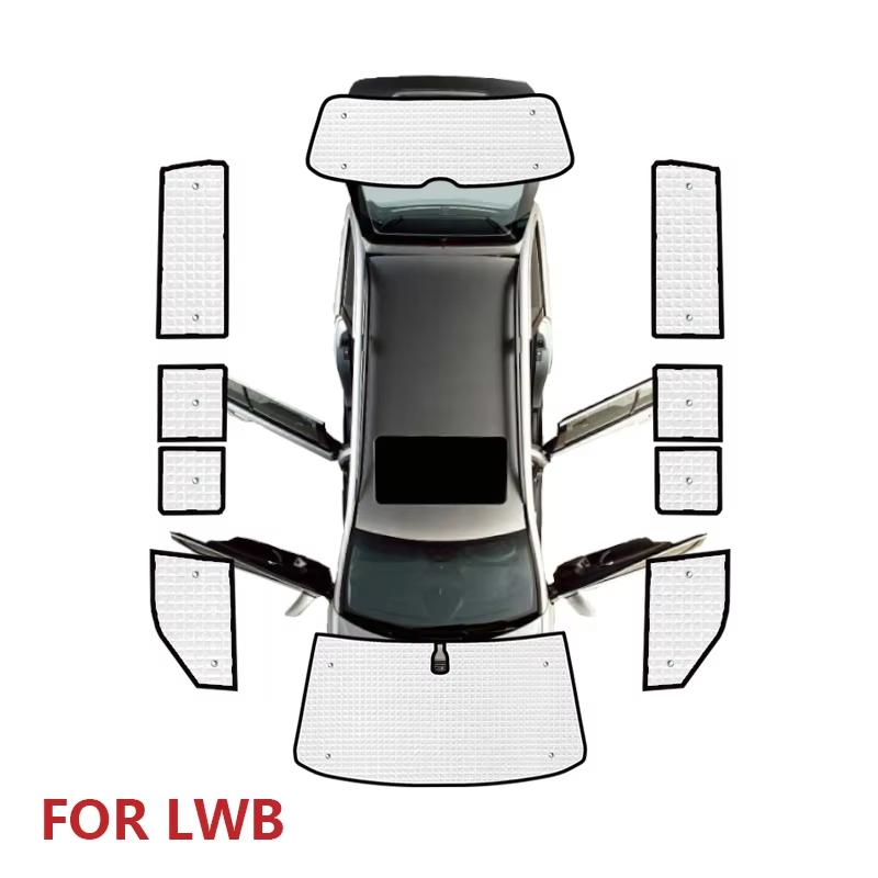 Для Volkswagen T6.1 VW Transporter Multivan Caravelle T6 SWB 2015~ Солнцезащитный козырек на лобовое стекло и боковые окна с полным покрытием