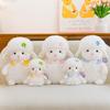 Cute Flower Lace Bow Scarf Plush Cartoon Lamb Doll Gift  For Kids And Collectors