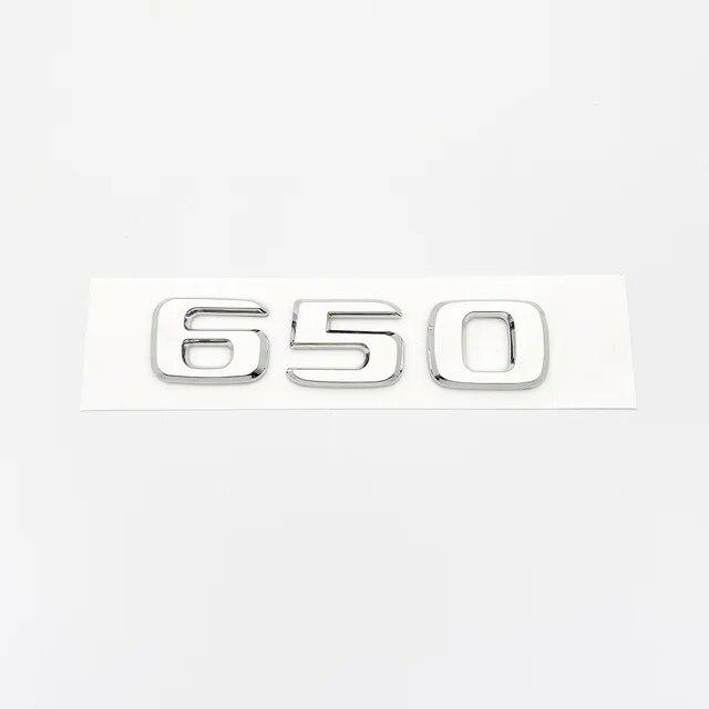 Для Mercedes Benz Brabus C W203 W204 W205 Coupe, значок на багажник автомобиля, логотип, наклейка с буквами B20 B30 D30 450 650, эмблема ABS, хром, серебро