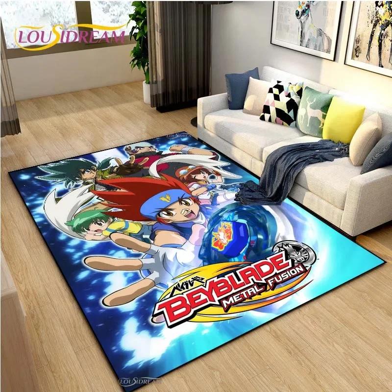 Beyblade Cartoon Anime Carpet for Living Room Bedroom Coffee Table Yoga Area Rug Kitchen Unslip Floor Mat Alfombra Birthday gift