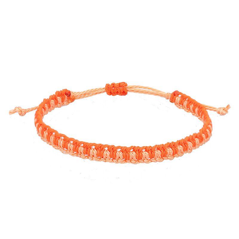 Colorful Woven Rope String Bracelet Boho Yoga Handmade Chic Friendship Bracelet for Men Women Child Lucky