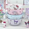 Милая керамическая миска для риса Sanrio Детская тарелка для еды Куроми Посуда Керамическая форма для запекания Подарок на день рождения