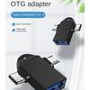 USB3.0 к адаптеру Type-c + Android, подходит для Android, мобильных телефонов Type-c, адаптер OTG «два в одном»