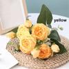 Supplies Home Ornament Wedding Party Decoration  Rose Bouquet Artificial Flowers  Silk Peony