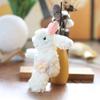 Plush Doll Cute Bunny Stuffed Animal Keychain Bag Charm Gift For Kids Girls