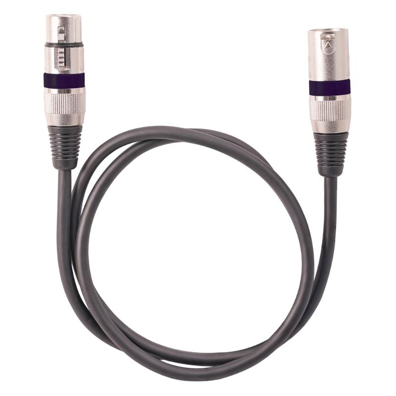 5 шт. Прочный XLR-XLR Кабель для микрофона XLR 3-контактный Папа на XLR 3-контактный Мама Сбалансированный Микрофонный Шнур для DMX-Сценического Освещения