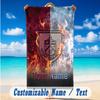Beach Towel Custom Name Text, Quick Dry Large Towel For Beach HomeBurnley Football