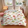 3Pcs Christmas Cookie Bedding Set Quilt Cover Pillowcase Home Christmas Xmas Halloween Gift 1 Duvet Cover 2 Pillowcase S1199