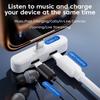240 Вт 2-в-1 USB C на Type C Быстрая зарядка Складная подставка Кабель данных Для iPhone 17 Съемные кабели адаптер type c