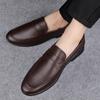 Fashion Fashion New Men's Driving Shoes Genuine Leather Upscale Men Loafers Slip-on Mocassin Homme Loafer Casual Comfortable Men's Shoes