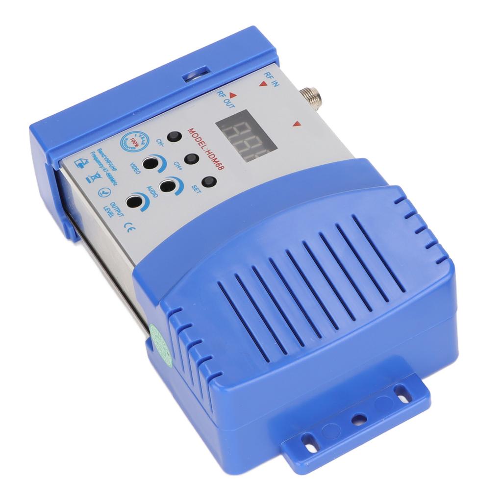 HDM68L RF-модулятор, портативный Plug and Play HD-мультимедийный интерфейс для RF-модулятора AC 90‑240VUS