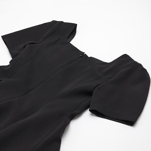 Rap Pleated A-Line Dress Aq2Wo56G
