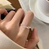 Кольцо с кубическим цирконием, геометрическим дизайном, тонким кольцом на палец, стильным кольцом на палец, модным ювелирным украшением в подарок