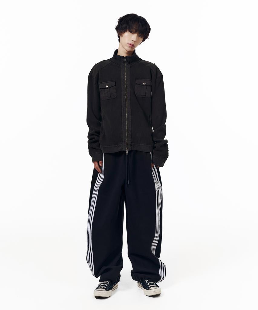 AAKAM Zip-Up Dying Jacket (Black)