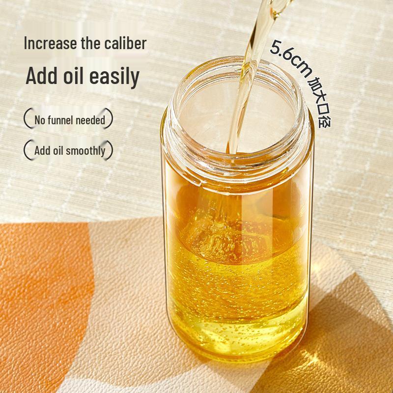 Легкий простой масленка с ручкой – Разборная, Легко моющаяся, Автоматическая Открывающаяся/Закрывающаяся кухонная бутылка для соуса