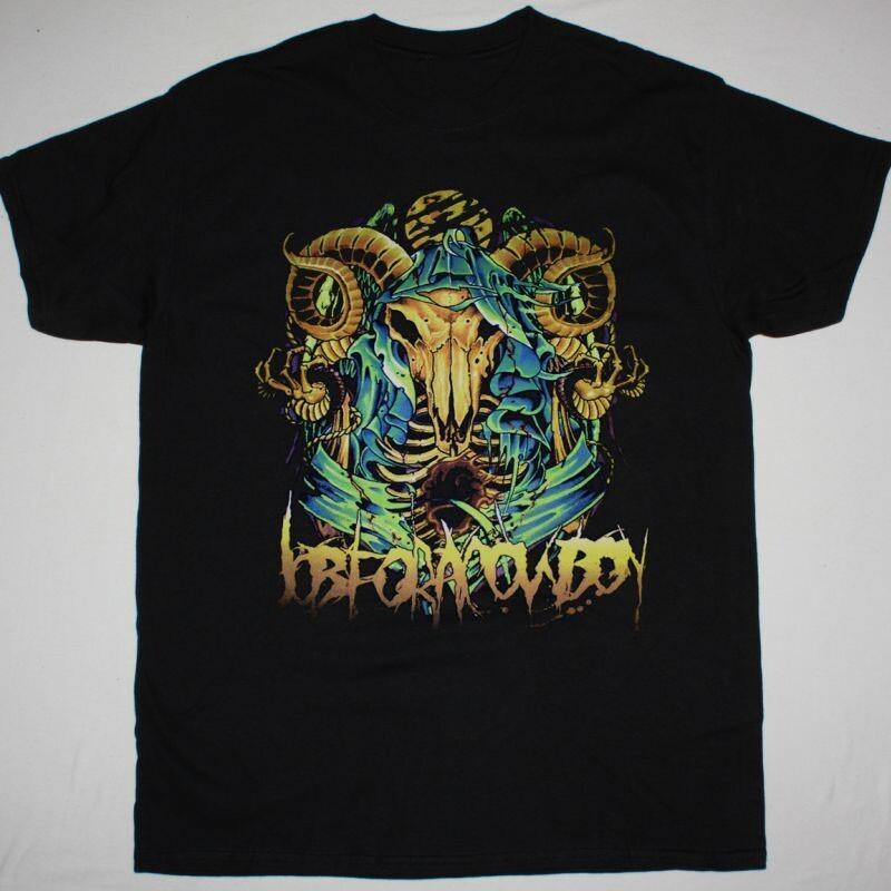 JOB FOR A COWBOY GOAT SKULL T-shirt Black Unisex Tee All Size S To 5Xl BT452 Unisex T-Shirt