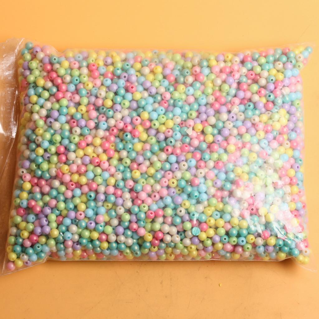 500 г/пакет, около 5500 шт. свободные бусины, аксессуары для изготовления ювелирных изделий, круглые бусины 6 мм, материал ручной работы, гладкая поверхность, ручное изготовление, твердое тело