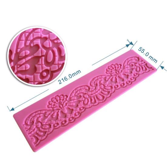 DIY цветок кружева силиконовые формы для торта помадка шоколадная форма декор выпечки инструмент