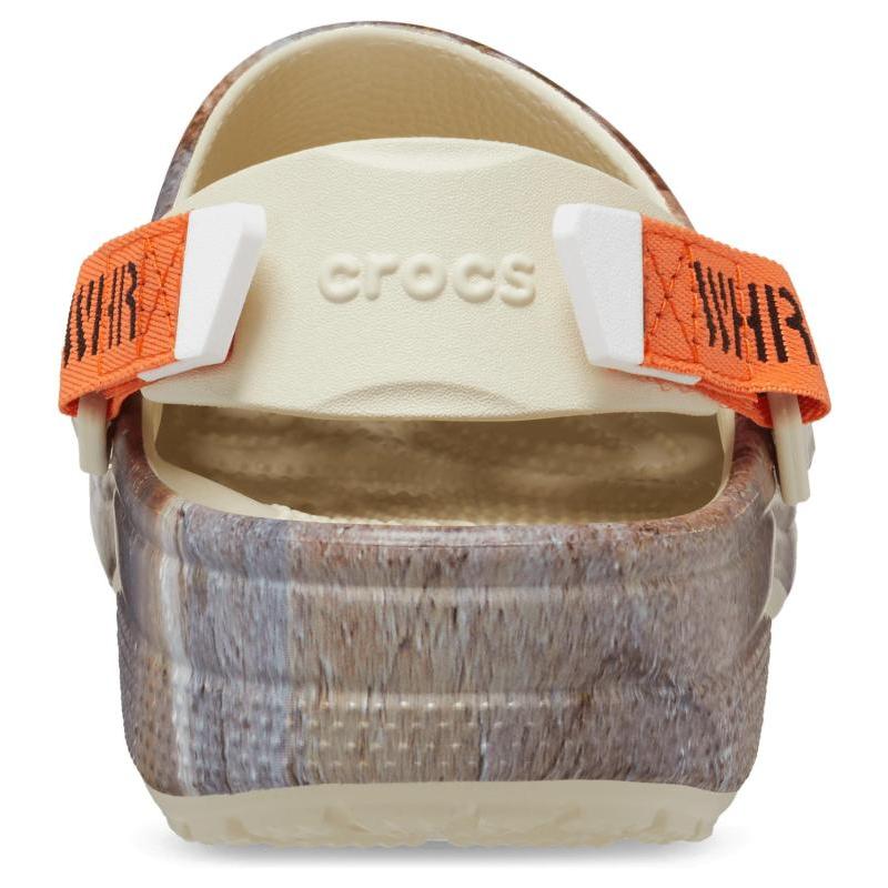 WHR x Crocs Classic Clog EVA Износостойкие Нескользящие Спортивные Сандалии, Унисекс Коричневые, Фиолетовые и Оранжевые