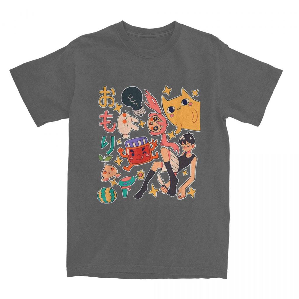 Аниме Футболка с персонажами Омори Играющая Игровая Новинка Футболки Короткий рукав Футболка Лето 100% Хлопок Большой размер 5XL Топ Футболки