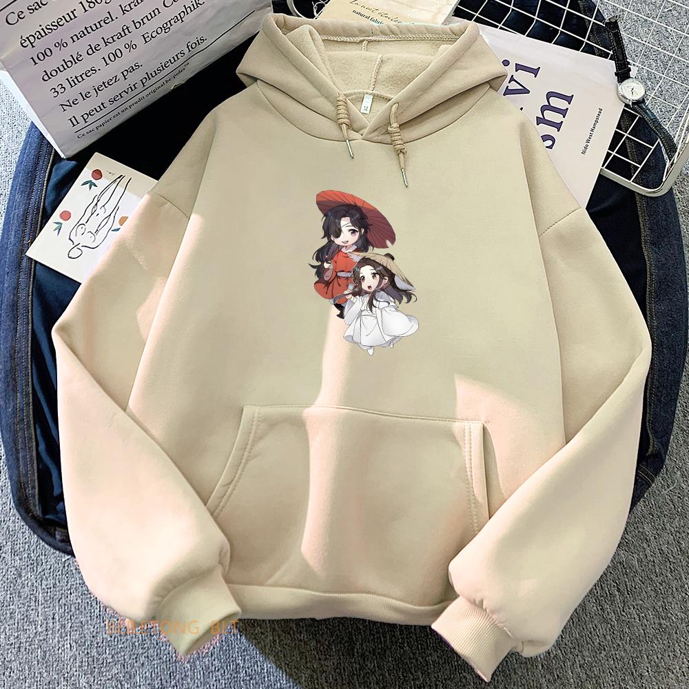 Heaven Official Blessing Tian Guan Ci Fu TGCF Anime Hoodie Aesthetic O-neck Long Sleeve Sweatshirt Autumn Winter