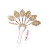 Flower Thai Hair Sticks Gold U-shaped Hair Fork Antique Ethnic Style Hair Accessories  Daily